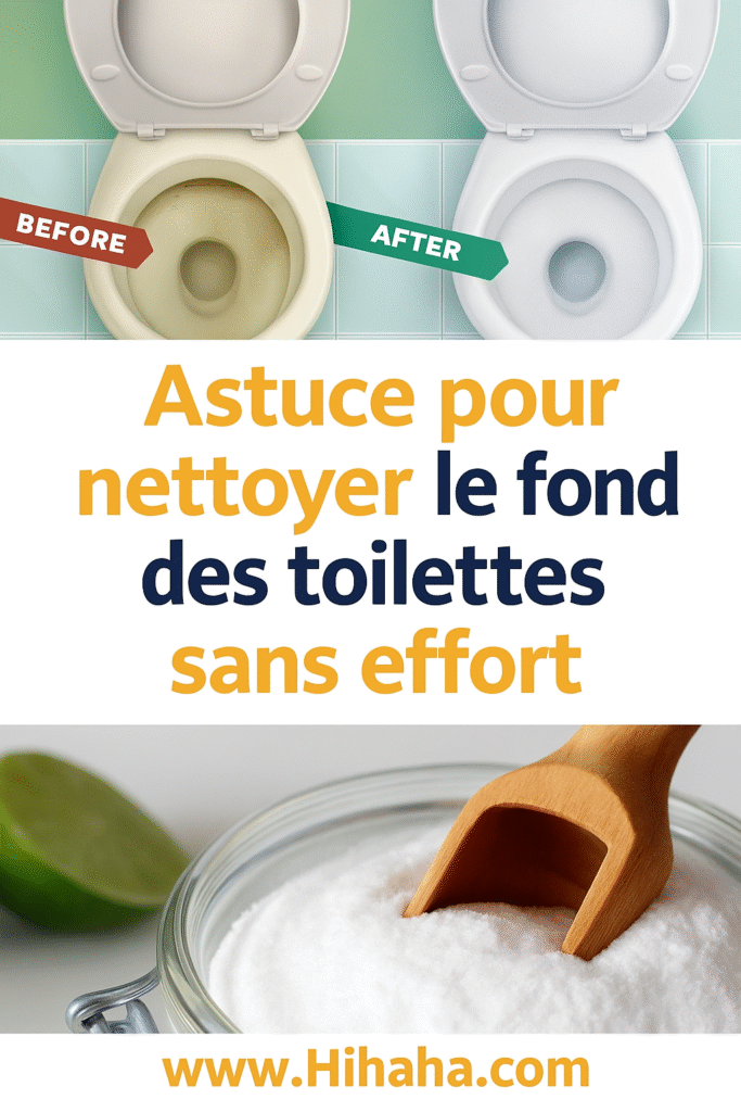 La méthode redoutable de Mamie pour un fond de toilettes impeccable