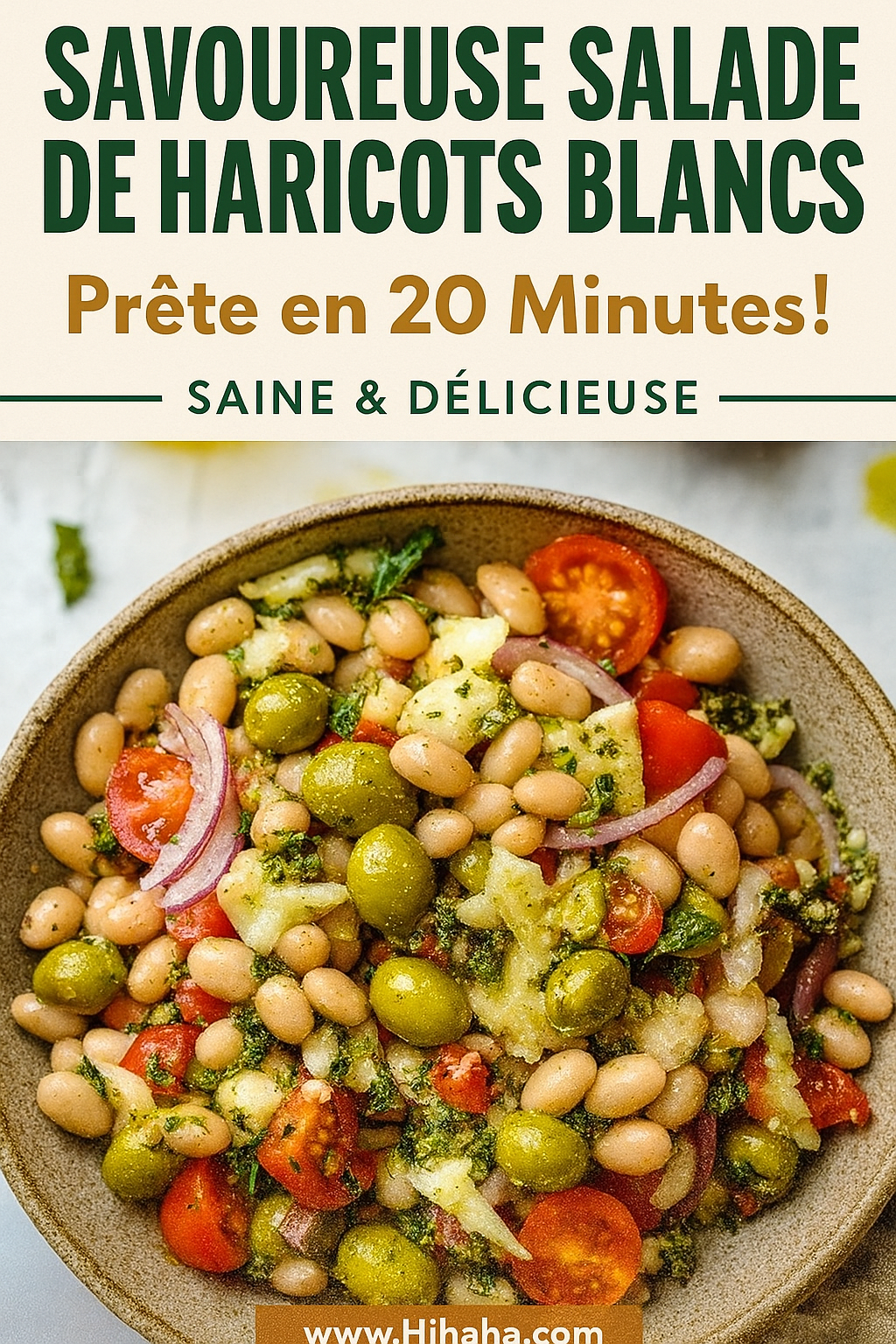 Salade Italienne aux Haricots Blancs