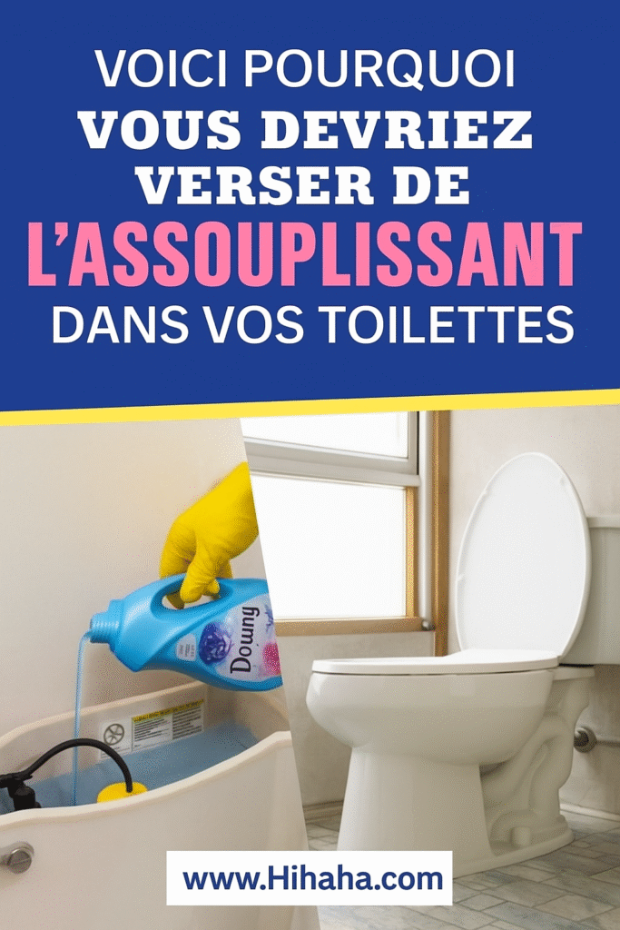 Pourquoi verser de l’assouplissant dans les toilettes ? – L’astuce de Mamie qui change tout